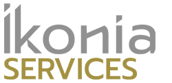 Logotipo Ikonia Services gestion de productos y servicios